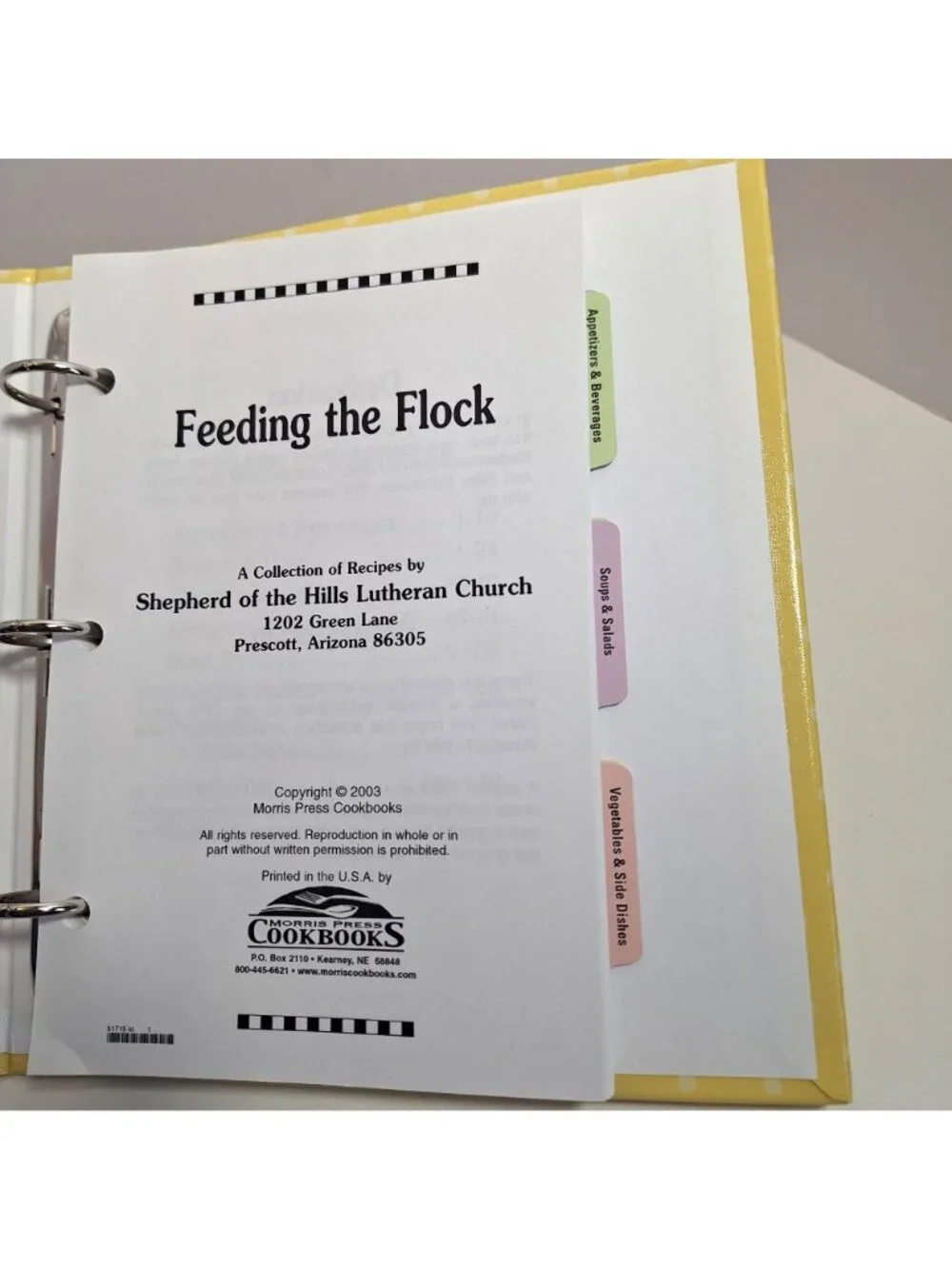 Feeding The Flock Cookbook Shepherd Of The Hills Lutheran Church Recipes